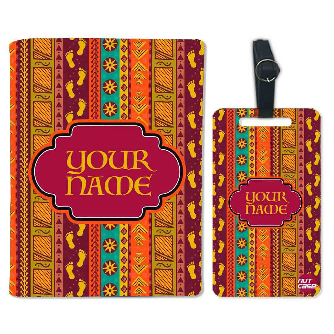 Customized Girl Passport Cover  -Carpet Designer