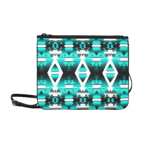 Deep Lake Winter Camp Slim Clutch Bag