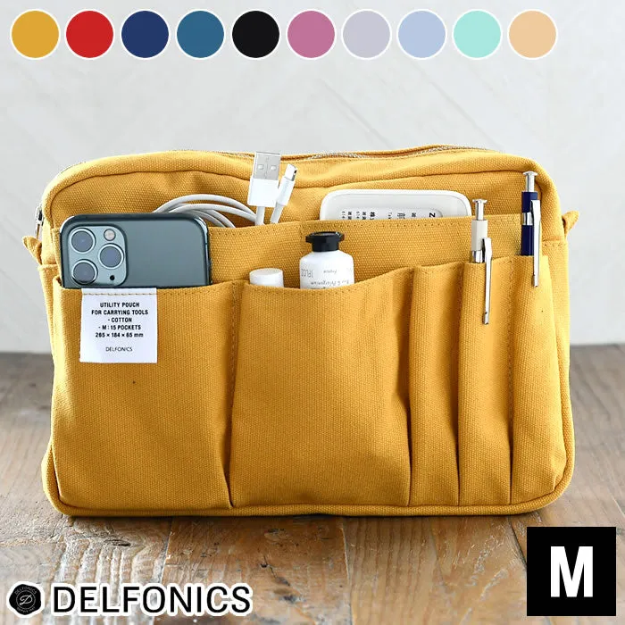 Delfonics Utility Pouch - Medium Size / Light Gray - , Delfonics Inner Carrying Bag M Size