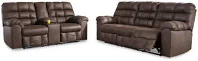 Derwin Sofa and Loveseat