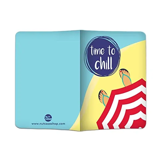 Designer Passport Cover - Time To Chill