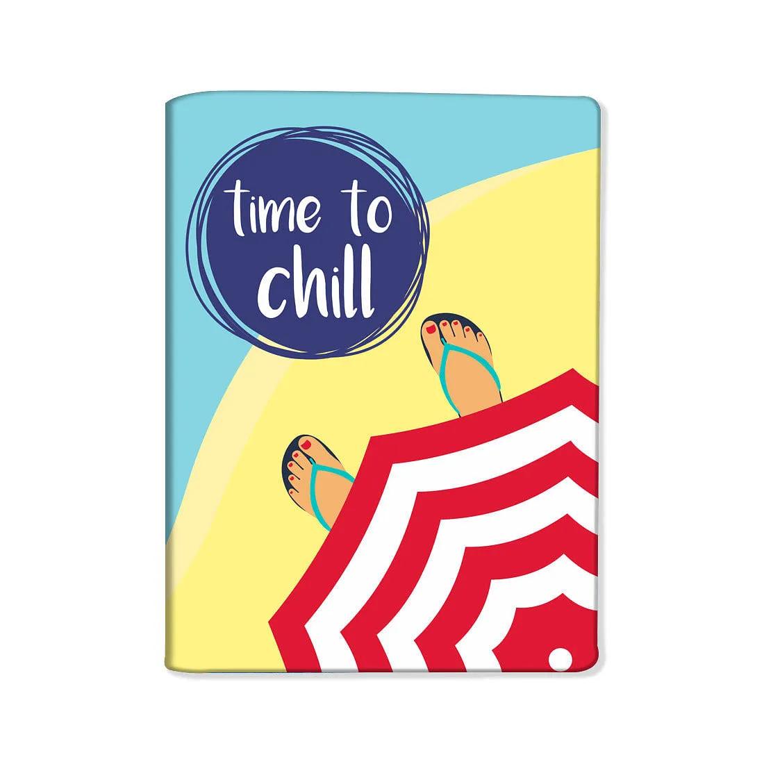 Designer Passport Cover - Time To Chill