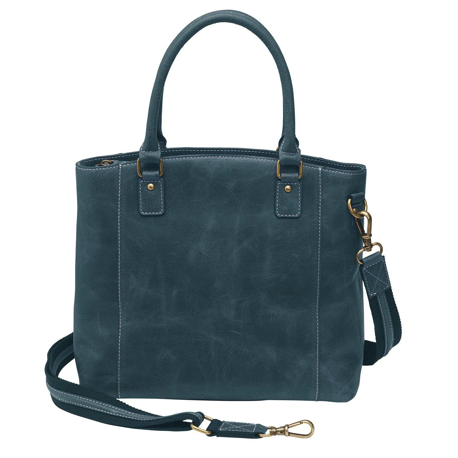 Distressed Buffalo Concealed-Carry Town Tote