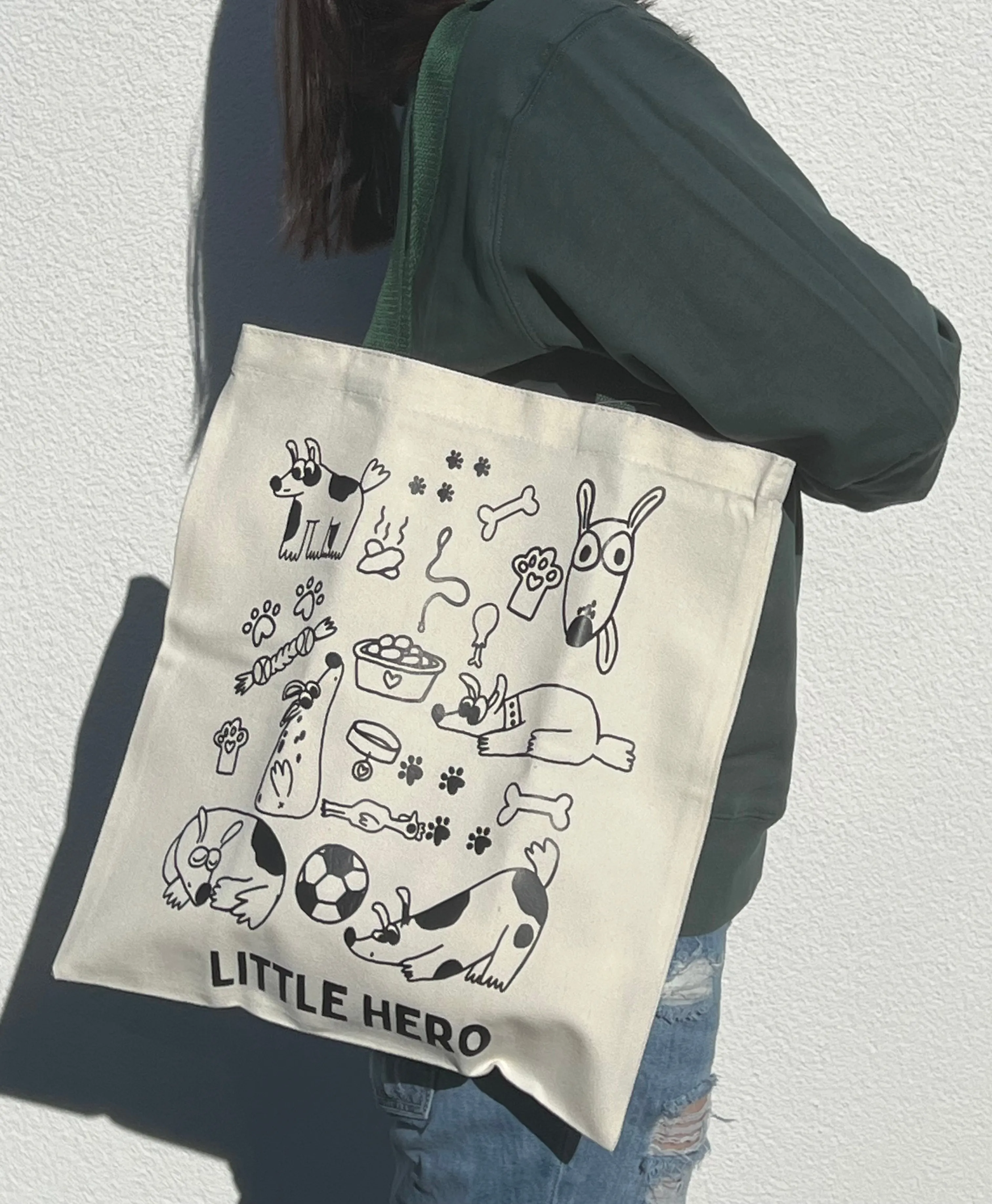 Dog Lover Tote Bag by Little Hero Kids