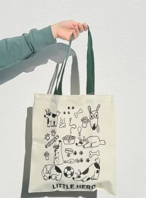 Dog Lover Tote Bag by Little Hero Kids