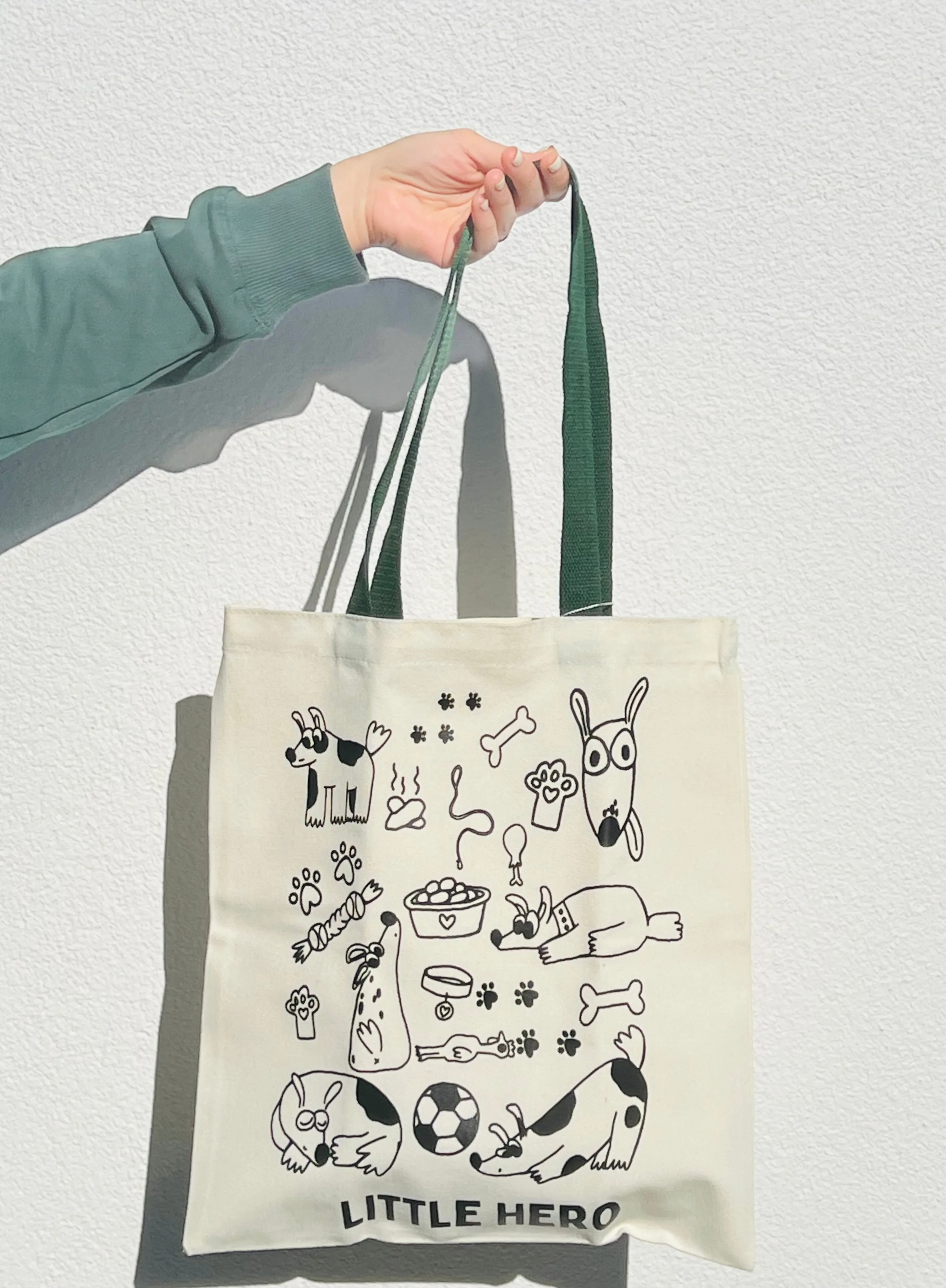 Dog Lover Tote Bag by Little Hero Kids