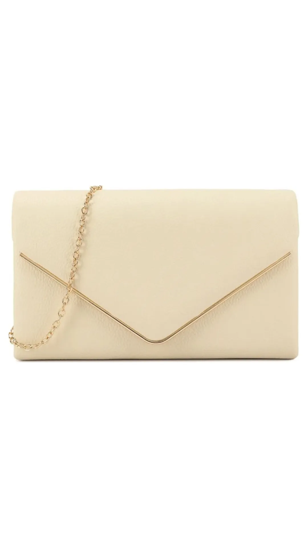 Donna Clutch- Ivory