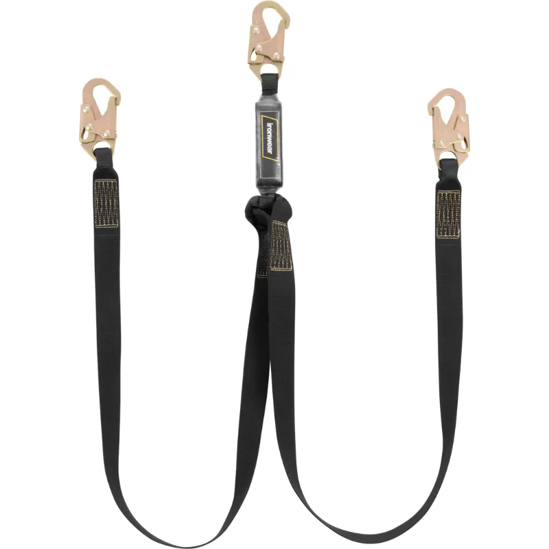 Double Leg External Energy Absorbing Lanyard (3 Steel)