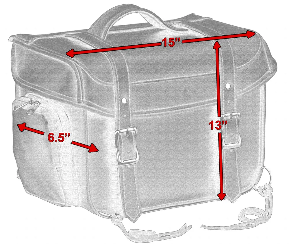 DS340 Small Sissy Bar Bag with Cooler Insert