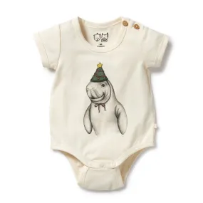 Dugong Organic Christmas Bodysuit