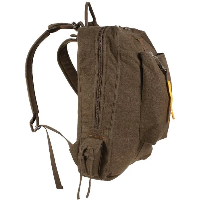 Earth Brown US Deployment Vintage Flight Bag Military Backpack Tactical Knapsack