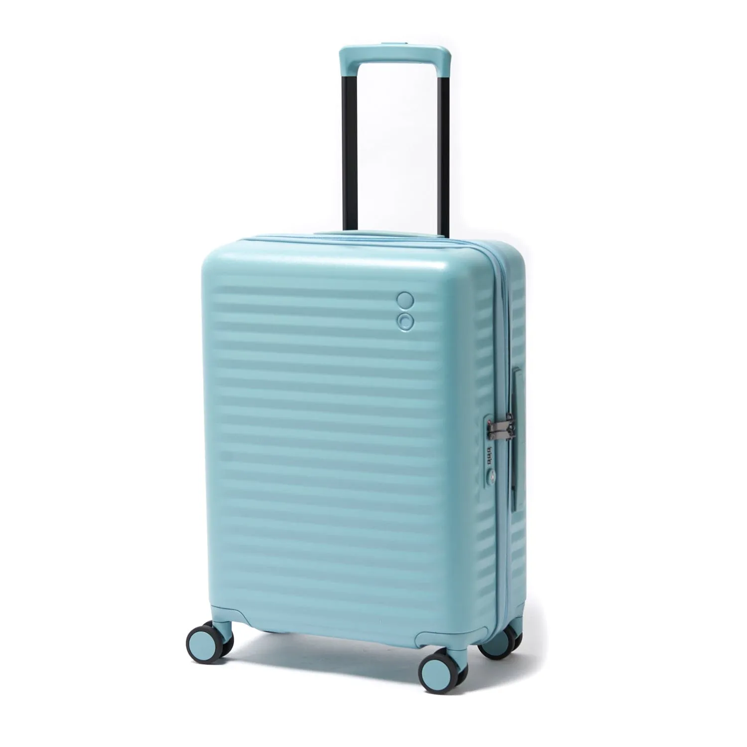 Echolac Celestra 54.5cm Hardcase Non-Expandable 4 Double Wheel Cabin Luggage Trolley Slate Blue - PC183 20 WOE Slate Blue