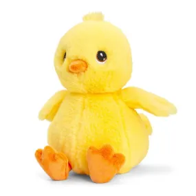 Eco-friendly Chick Soft Cuddly Toy 18cm Recycled Plastic