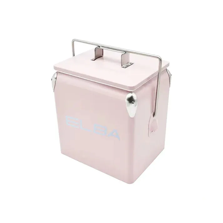 Elba Retro Metal Coolerbox Assorted Colours