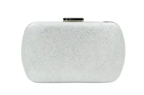 FABUCCI  silver box clutch