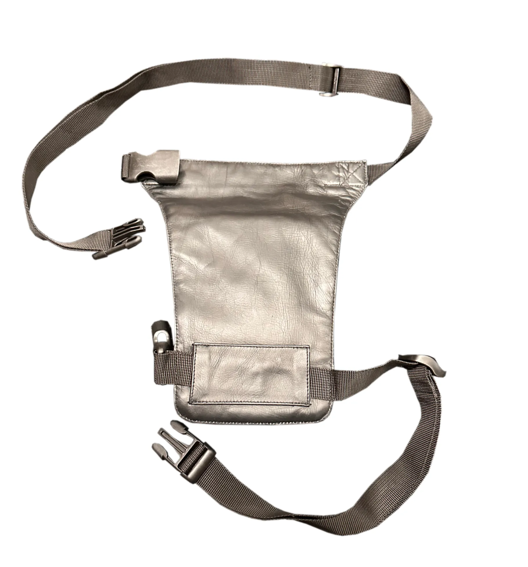 Fat Skeleton Rider Leather Leg / Waist Bag