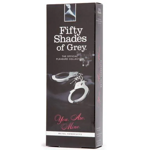 Fifty Shades of Grey - You Are Mine Metal Handcuffs (Silver)