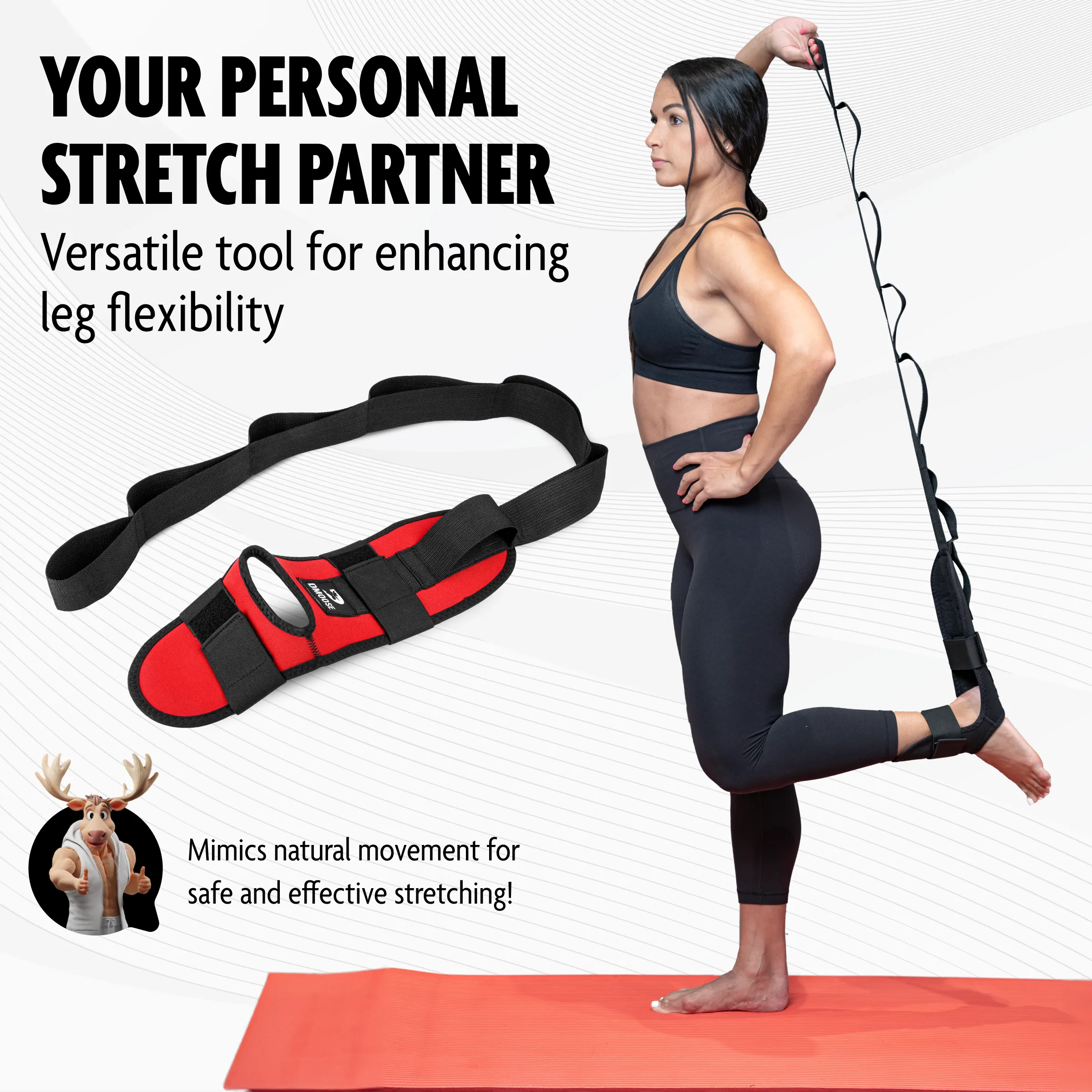 Foot & Leg Stretcher for Pain Relief & Flexibility