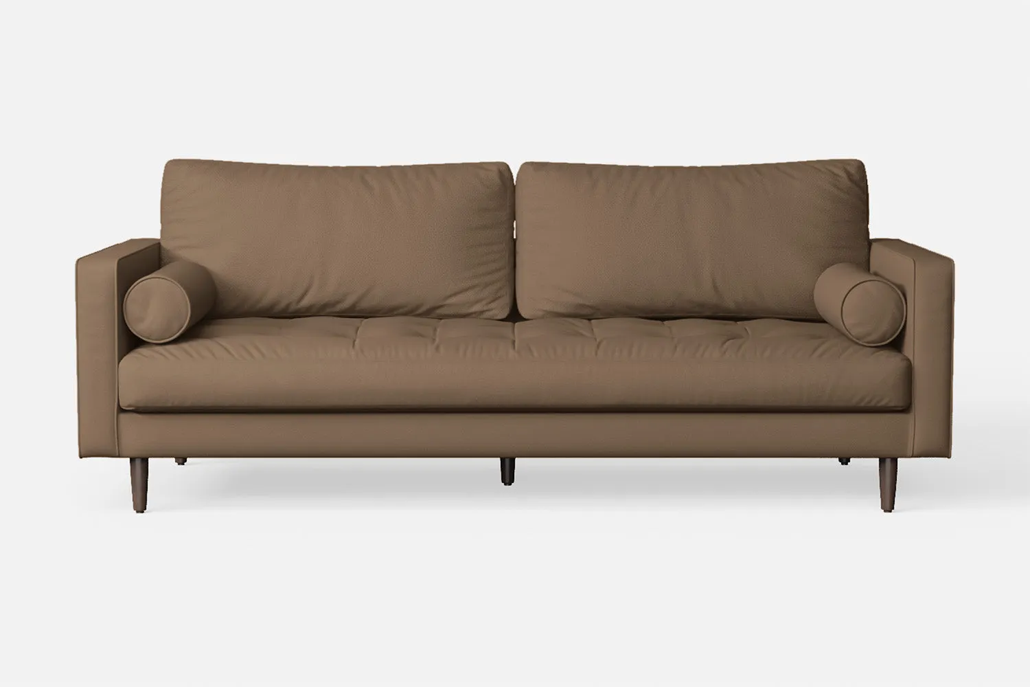 Gela 2 Seater Sofa Stone Leather
