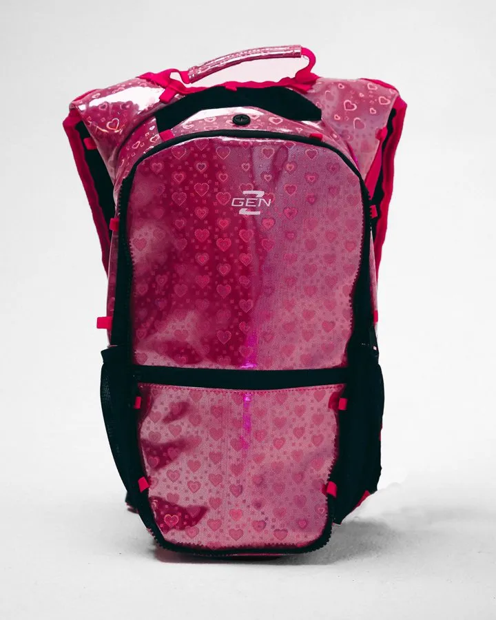 Gen Z Diffracted Love Hydration Backpack