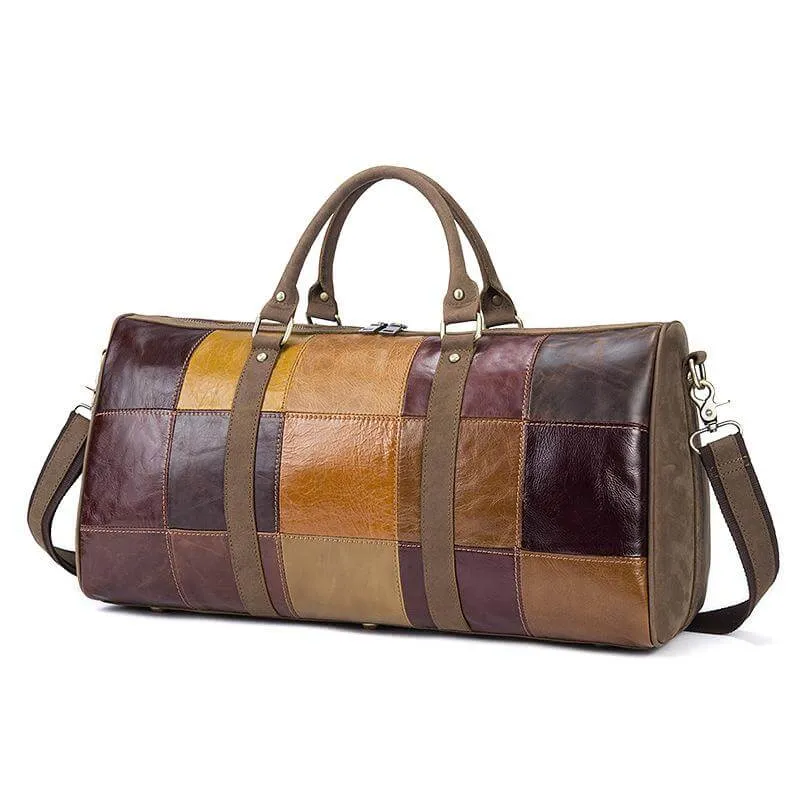 Genuine Leather Vintage High Capacity Travel Bag