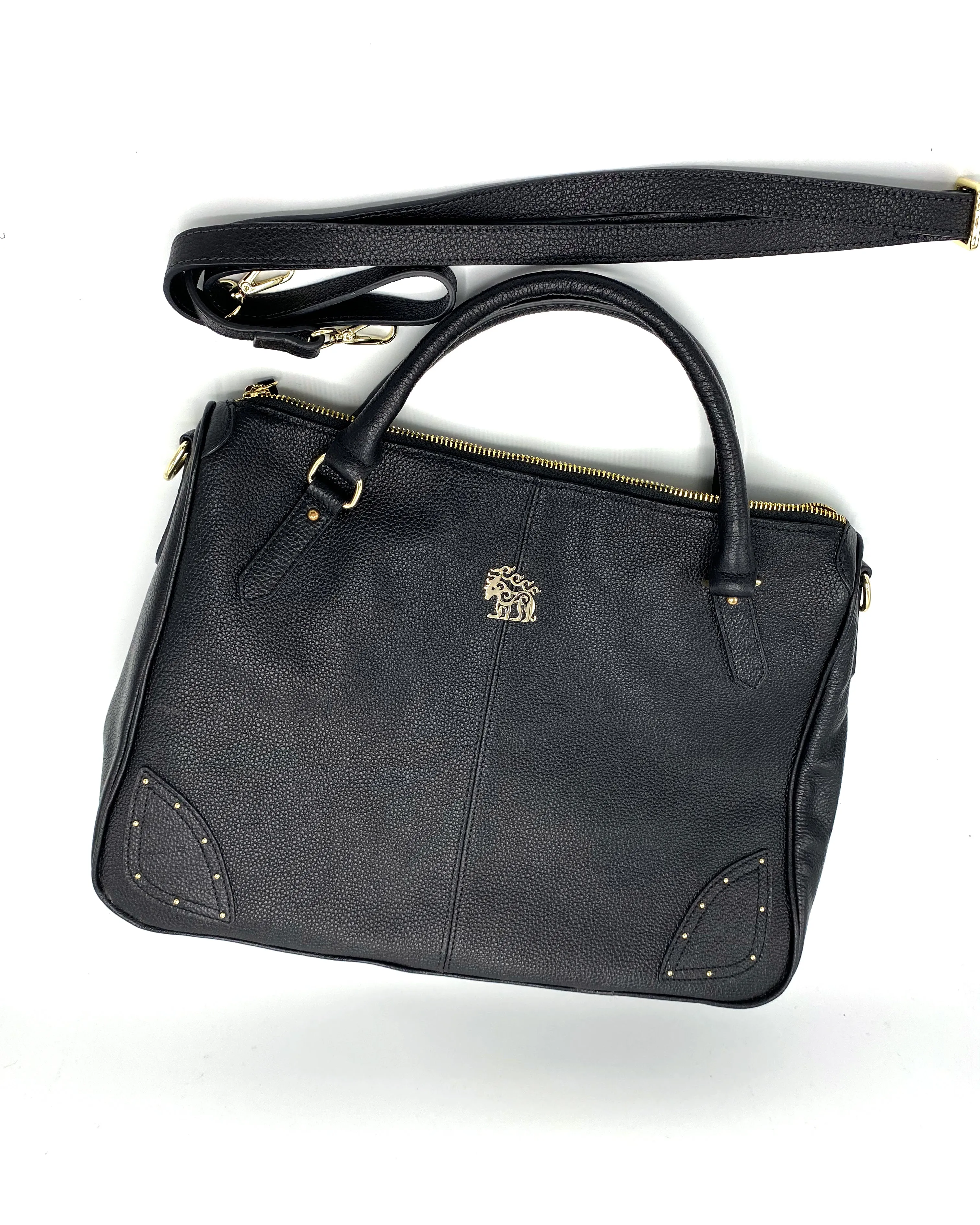 Genuine Leather Women's Bag Black