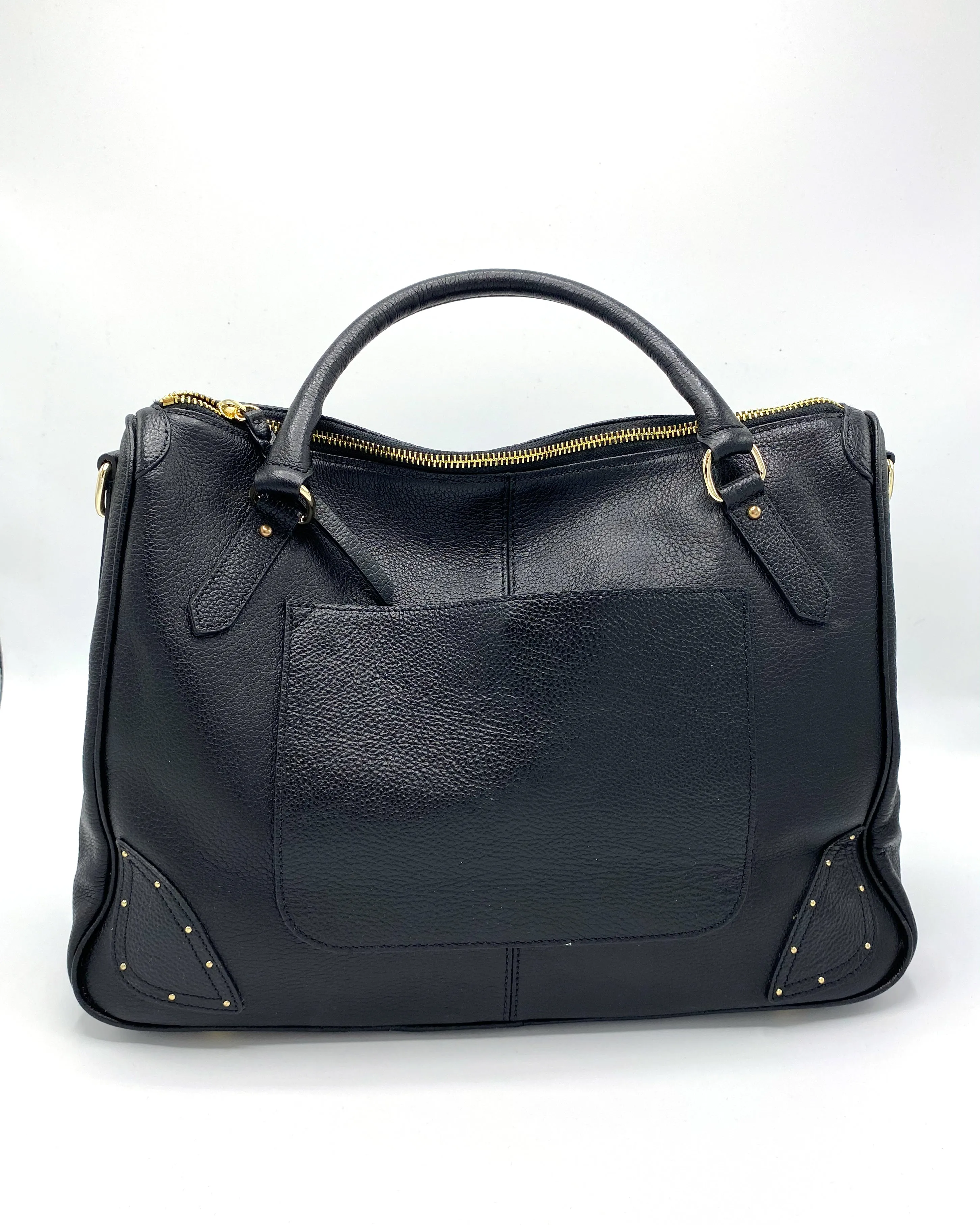 Genuine Leather Women's Bag Black