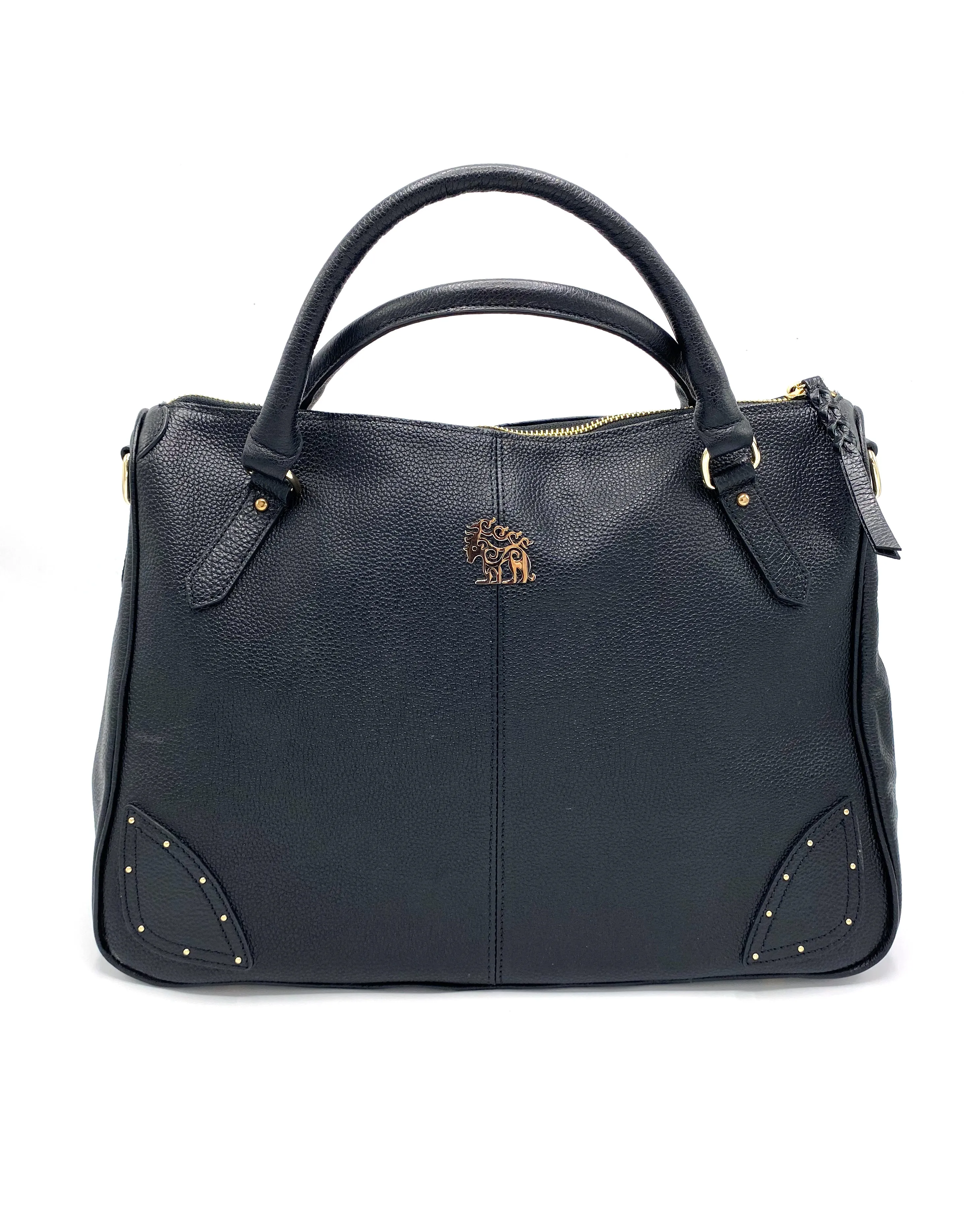 Genuine Leather Women's Bag Black