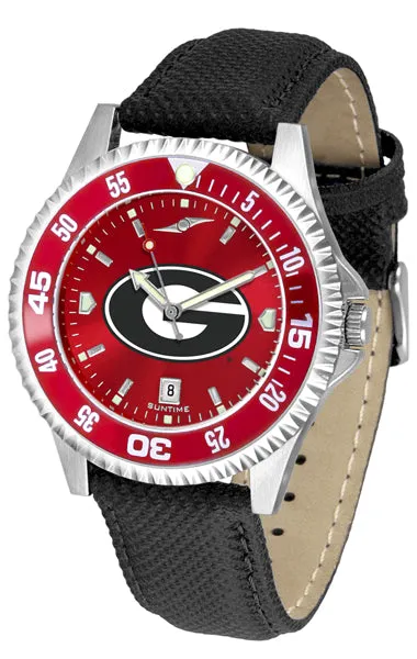 Georgia Bulldogs Competitor Men’s Watch - AnoChrome - Color Bezel