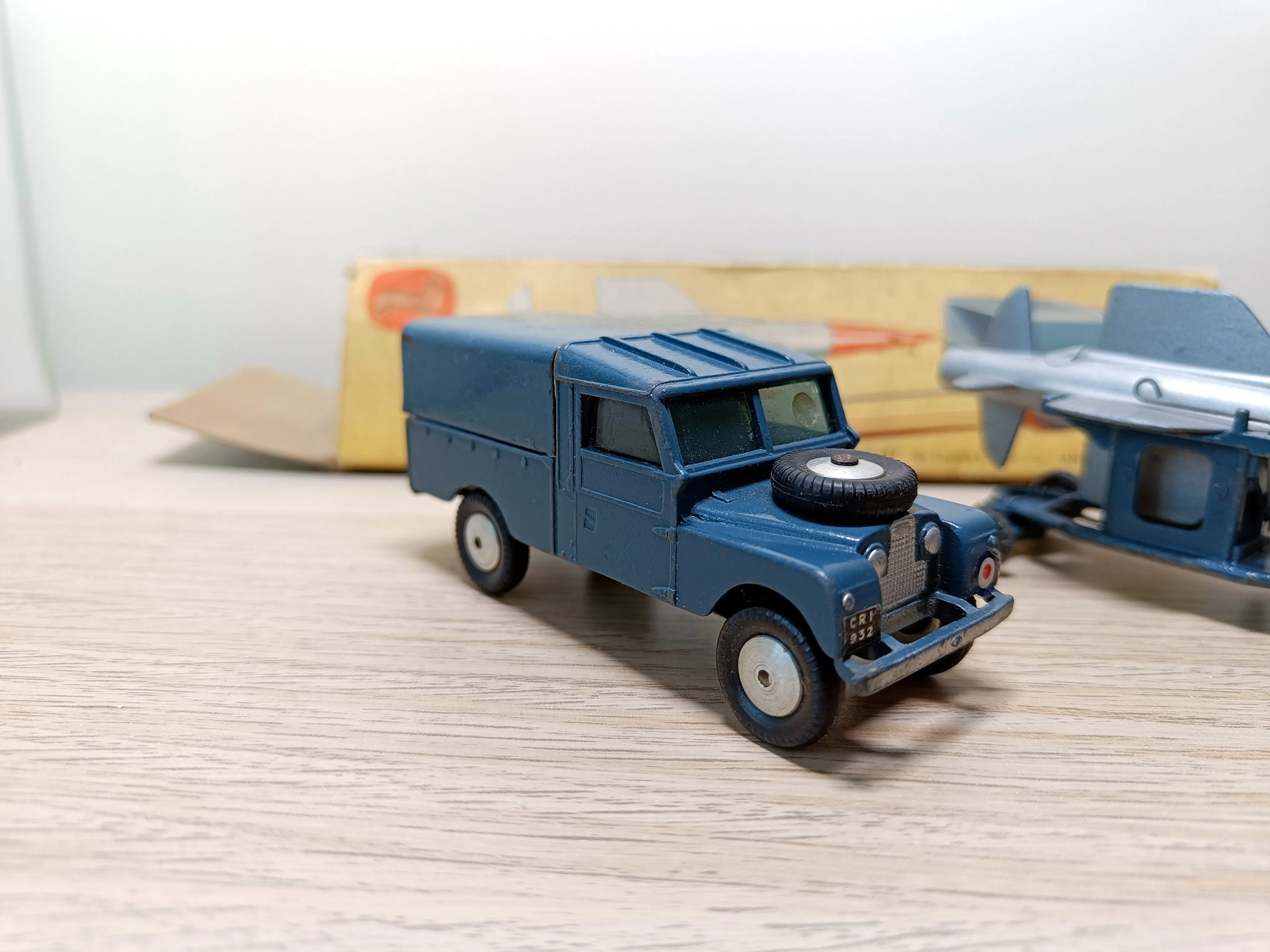 Gift Set 3 RAF Land Rover with Thunderbird with original box