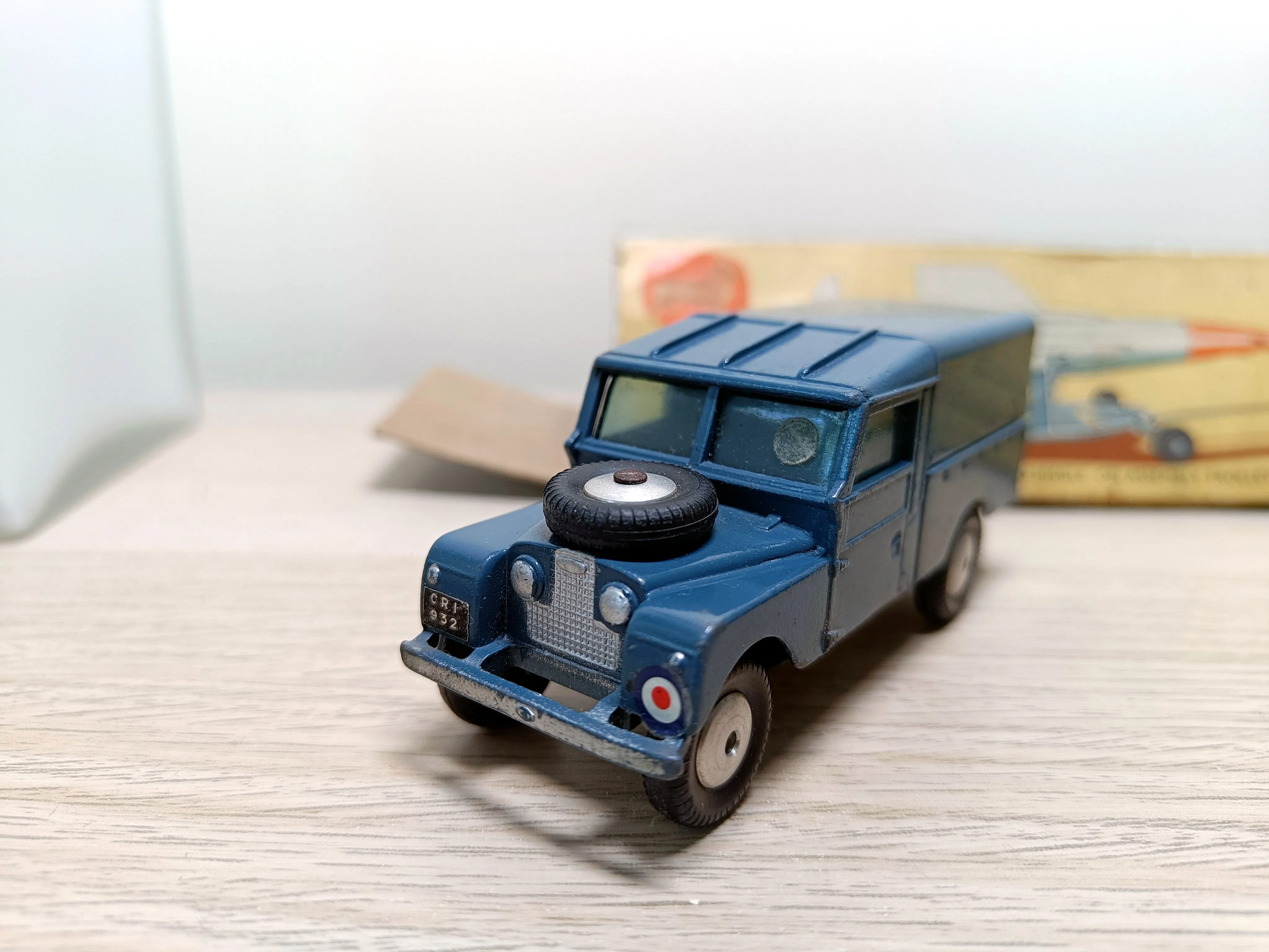 Gift Set 3 RAF Land Rover with Thunderbird with original box