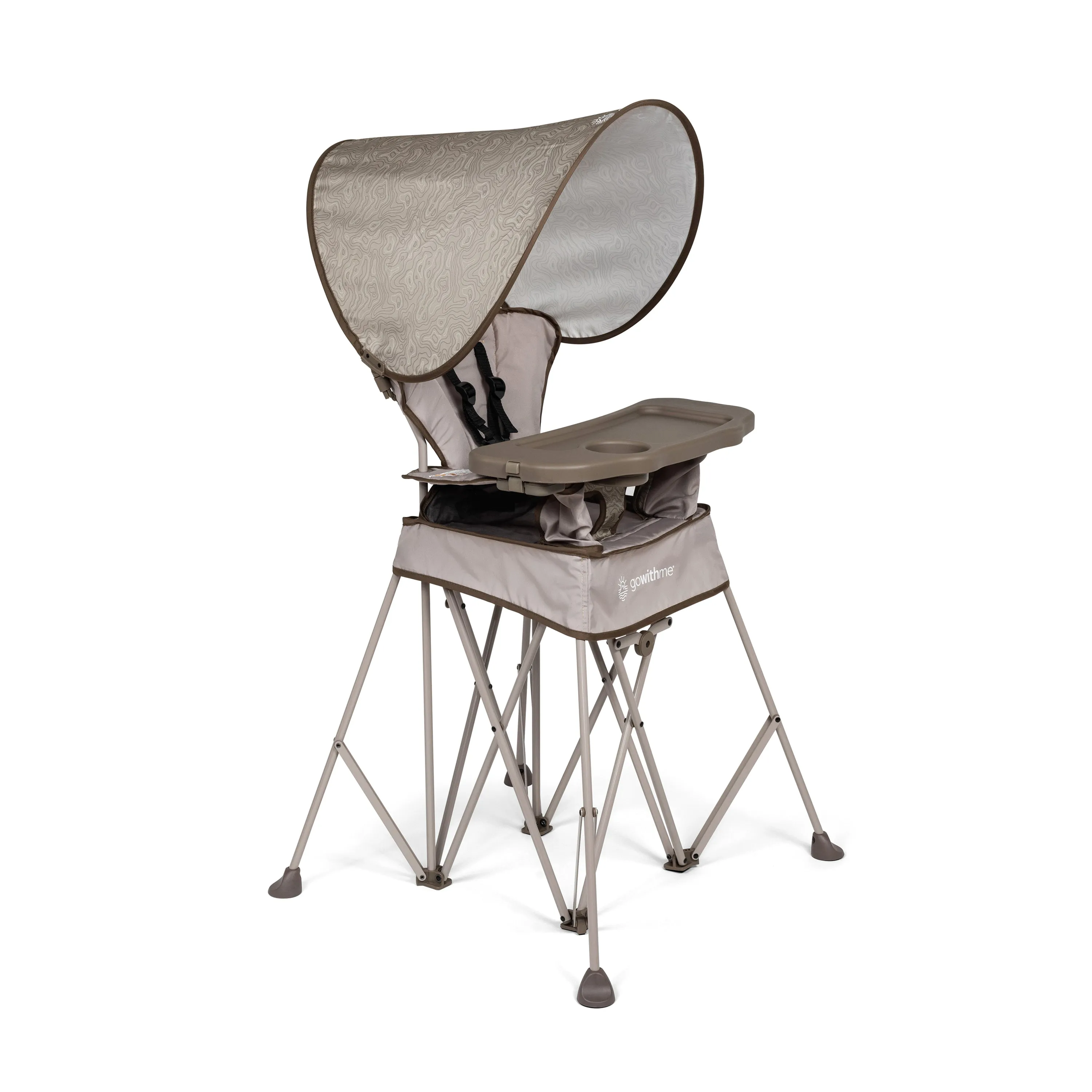 Go With Me® Uplift Deluxe Portable High Chair with Canopy - Sandstone