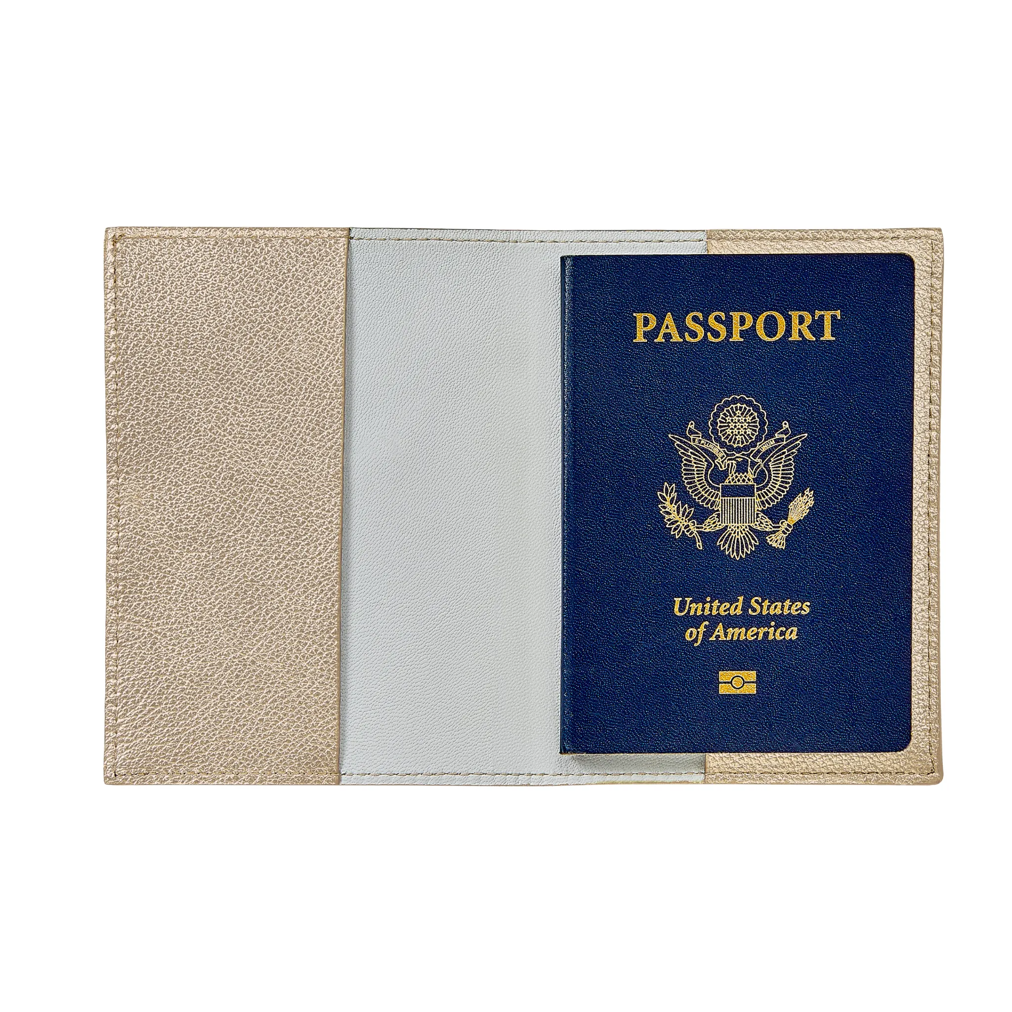 Goatskin Leather Passport Holder- Can Be Personalized