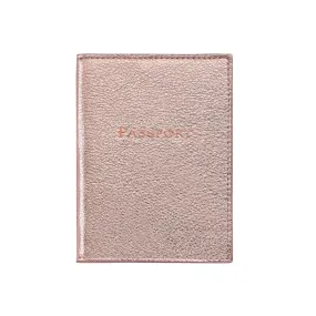 Goatskin Leather Passport Holder- Can Be Personalized