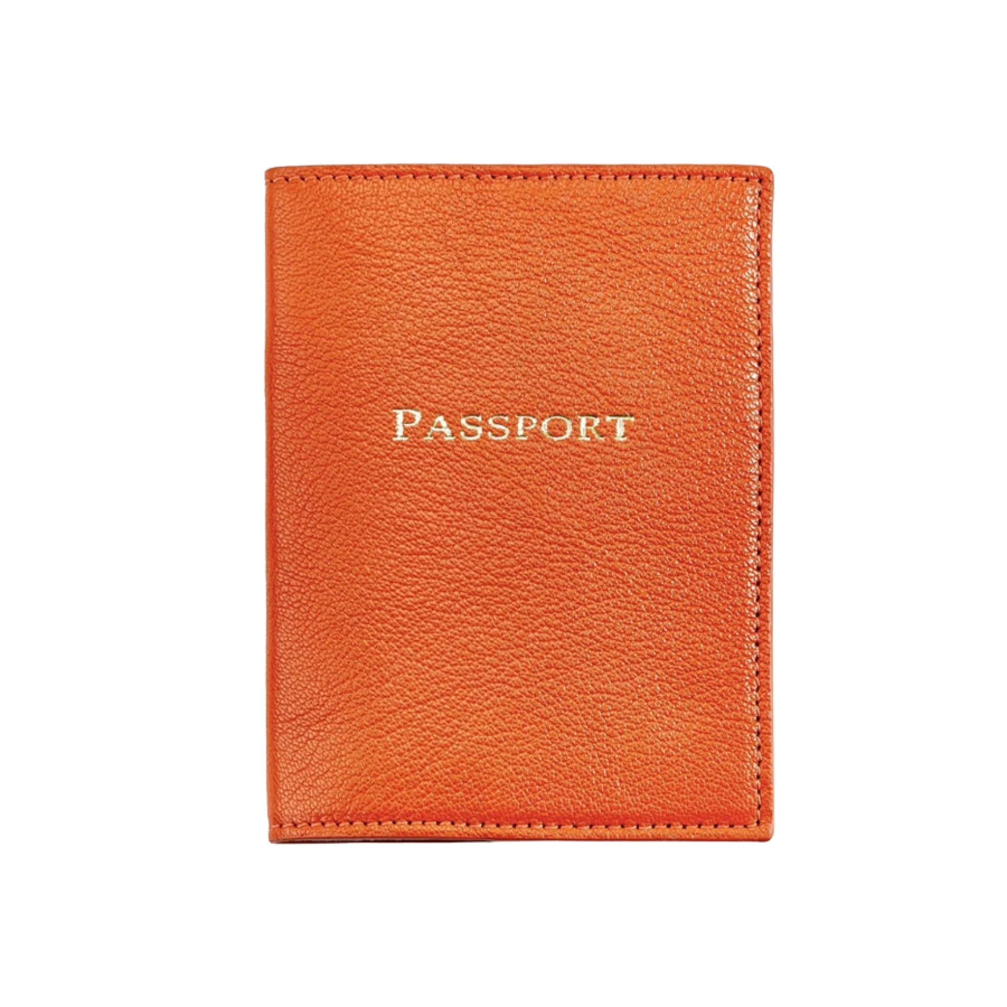 Goatskin Leather Passport Holder- Can Be Personalized