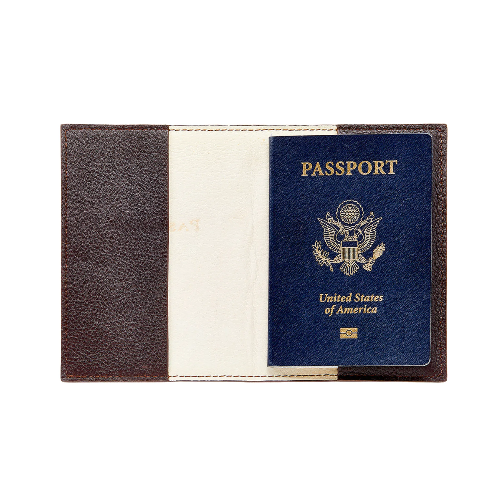 Goatskin Leather Passport Holder- Can Be Personalized