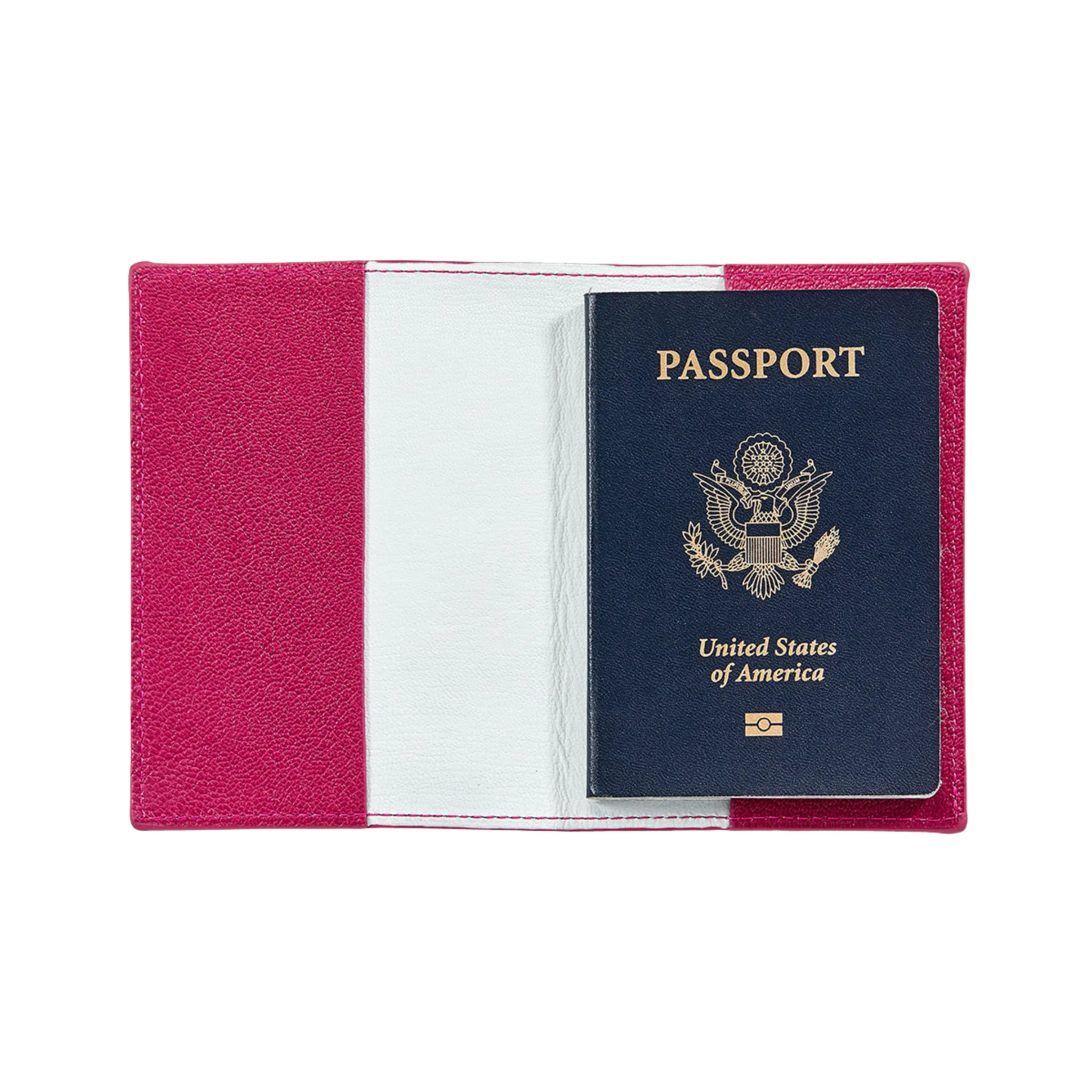 Goatskin Leather Passport Holder- Can Be Personalized