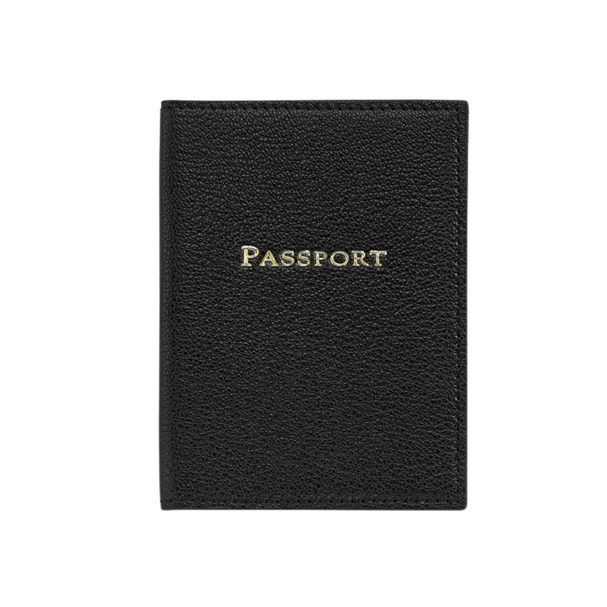 Goatskin Leather Passport Holder- Can Be Personalized