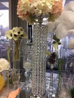 Gold/Silver Crystal Candelabra/Stand (Silver) GOL1-7