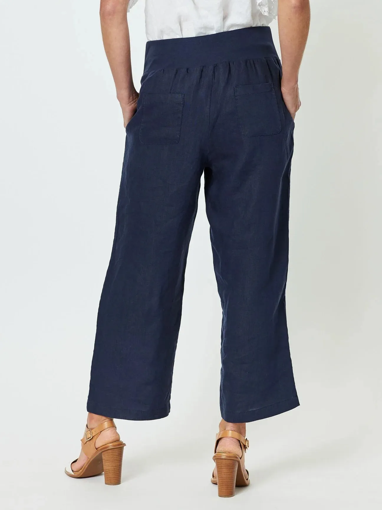 GORDON SMITH Wide Leg Pant Navy