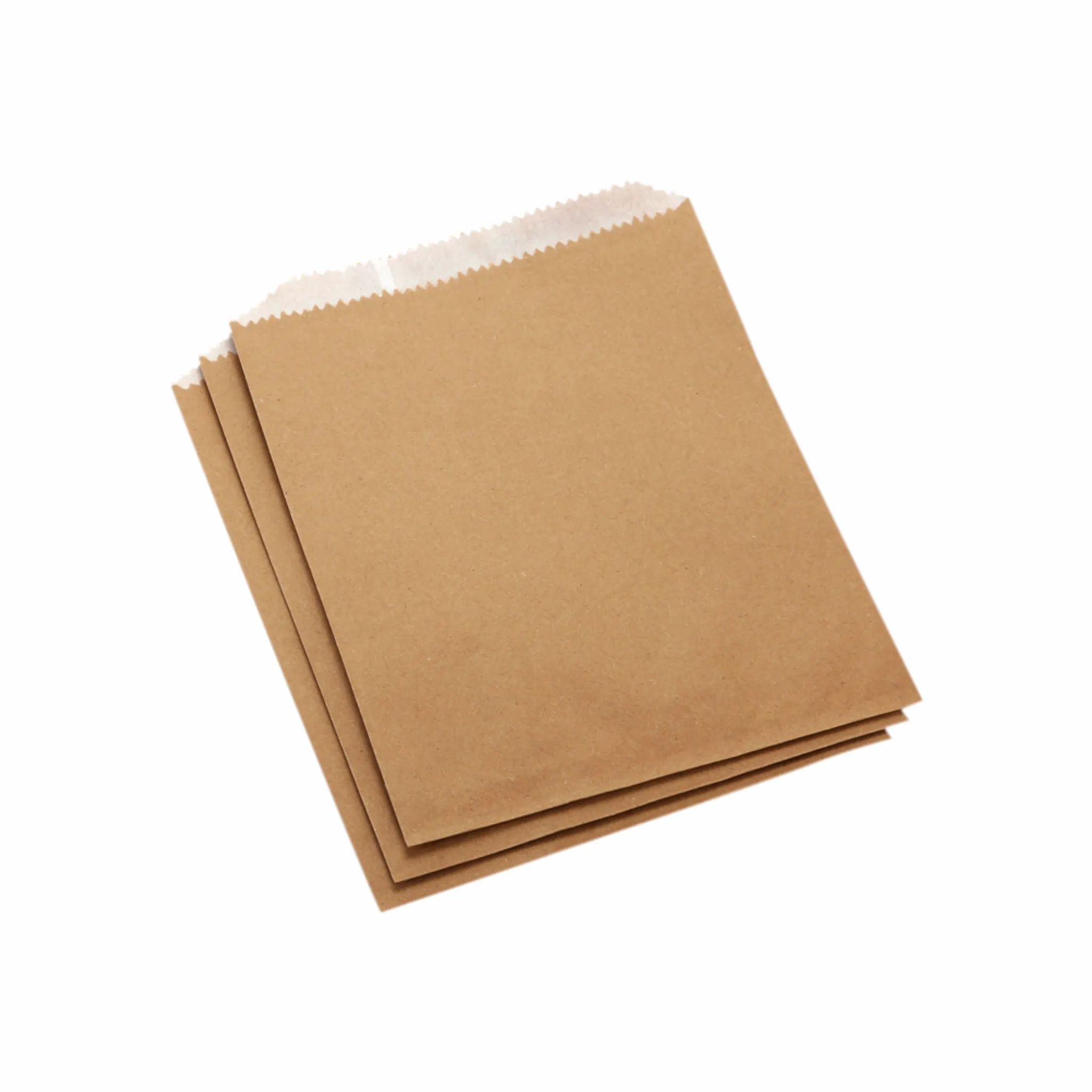 Greaseproof Chicken Kraft Paper Duplex Bag Full Large 240mmx415mm 100pack