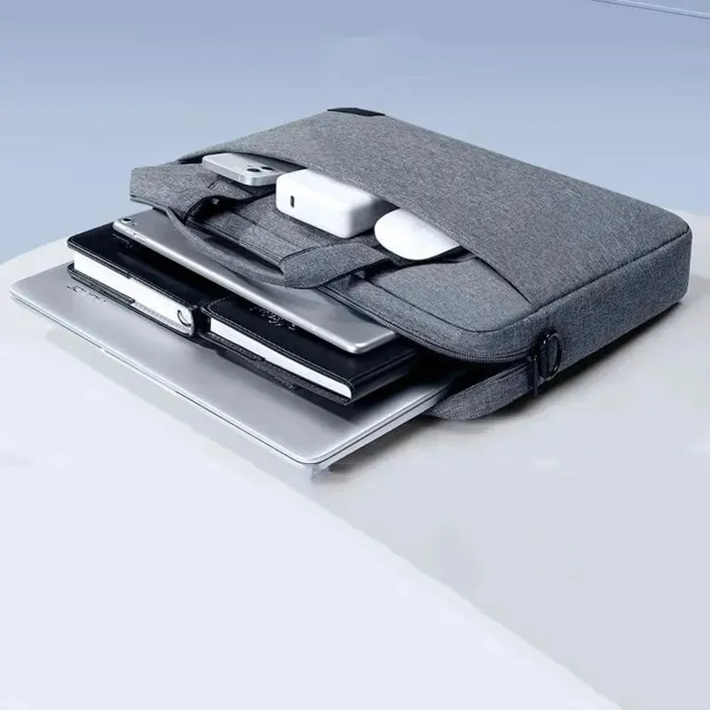 Grey Laptop File Bag 17 inch For Men Womens 4072