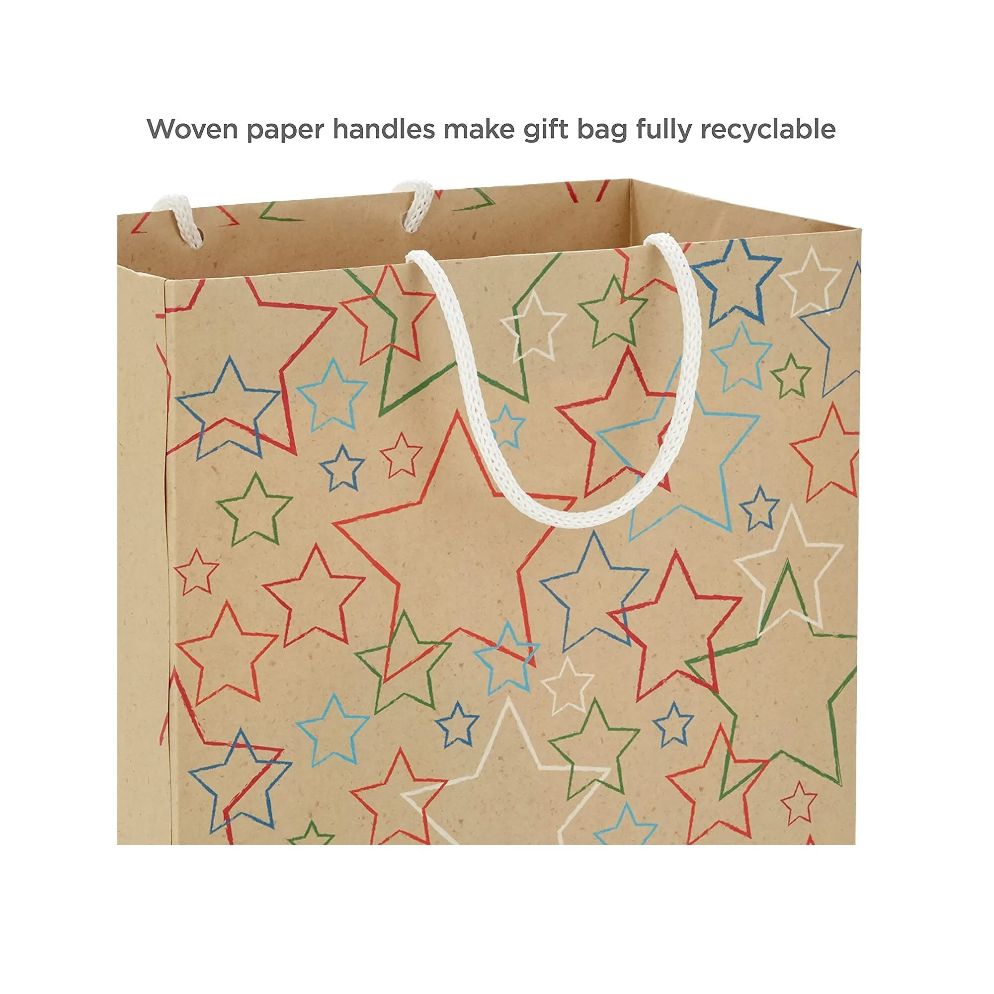 Hallmark Recyclable Gift Bag Assortment | 8 Bags 3 Small 6", 3 Medium 9", 2 Large 13" | Celebrate