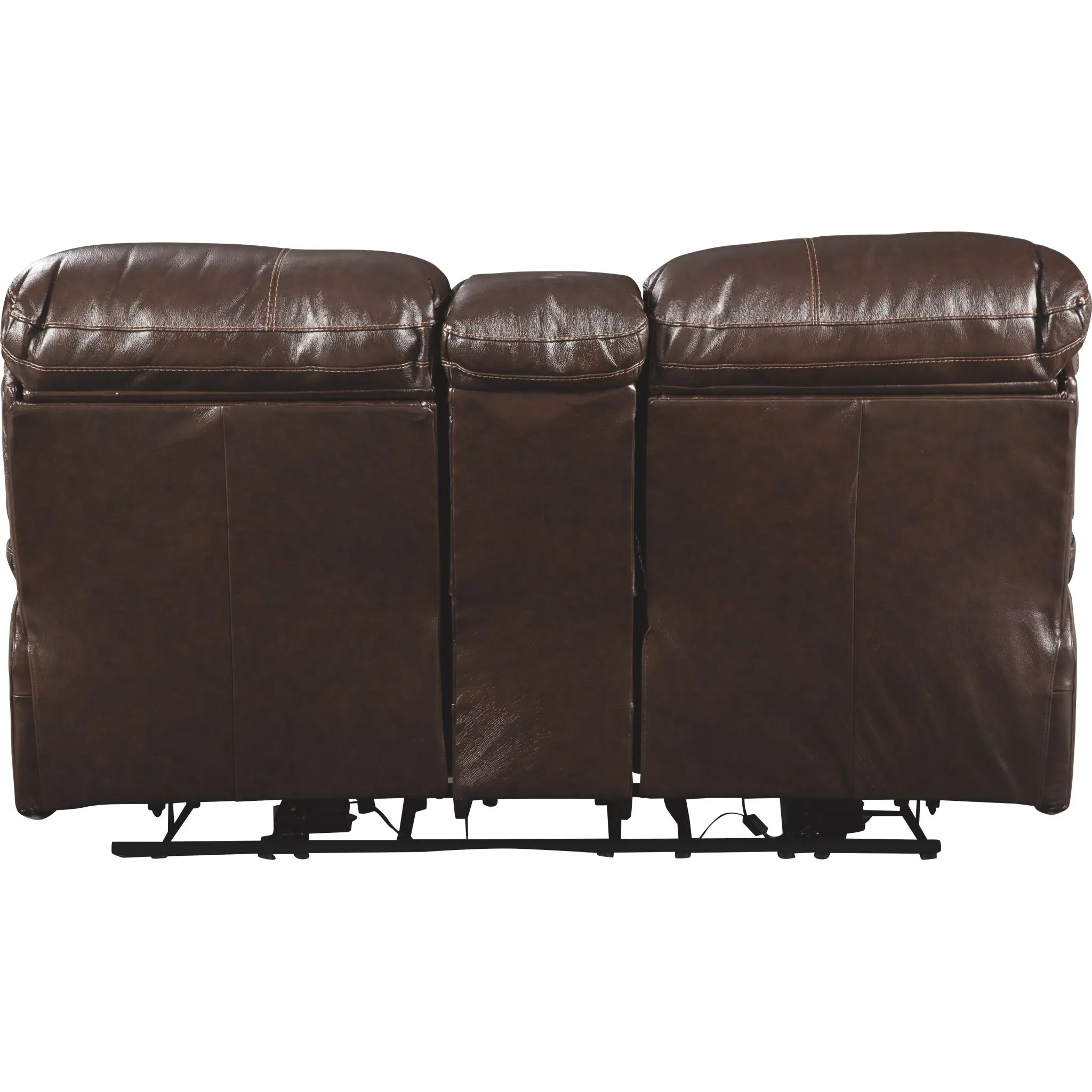 Hallstrung Power Reclining Loveseat with Console and Adj Head