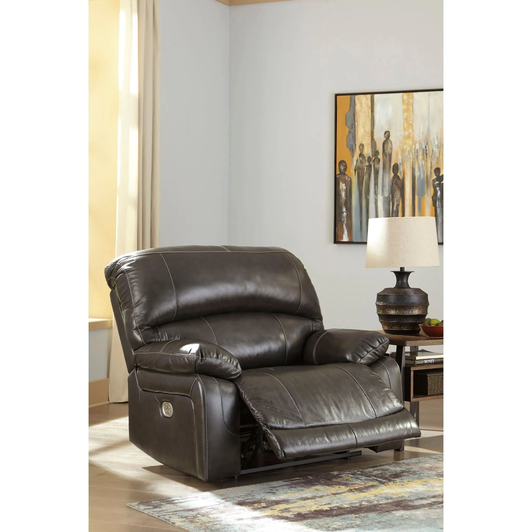 Hallstrung Zero Wall Wide Seat Recliner with Power