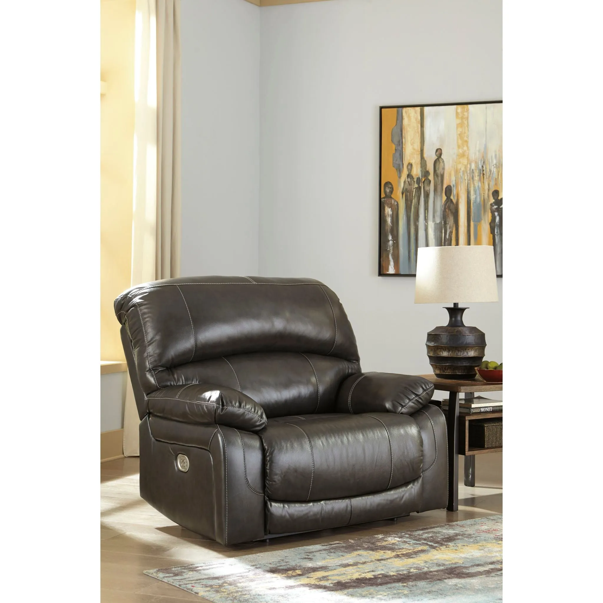 Hallstrung Zero Wall Wide Seat Recliner with Power