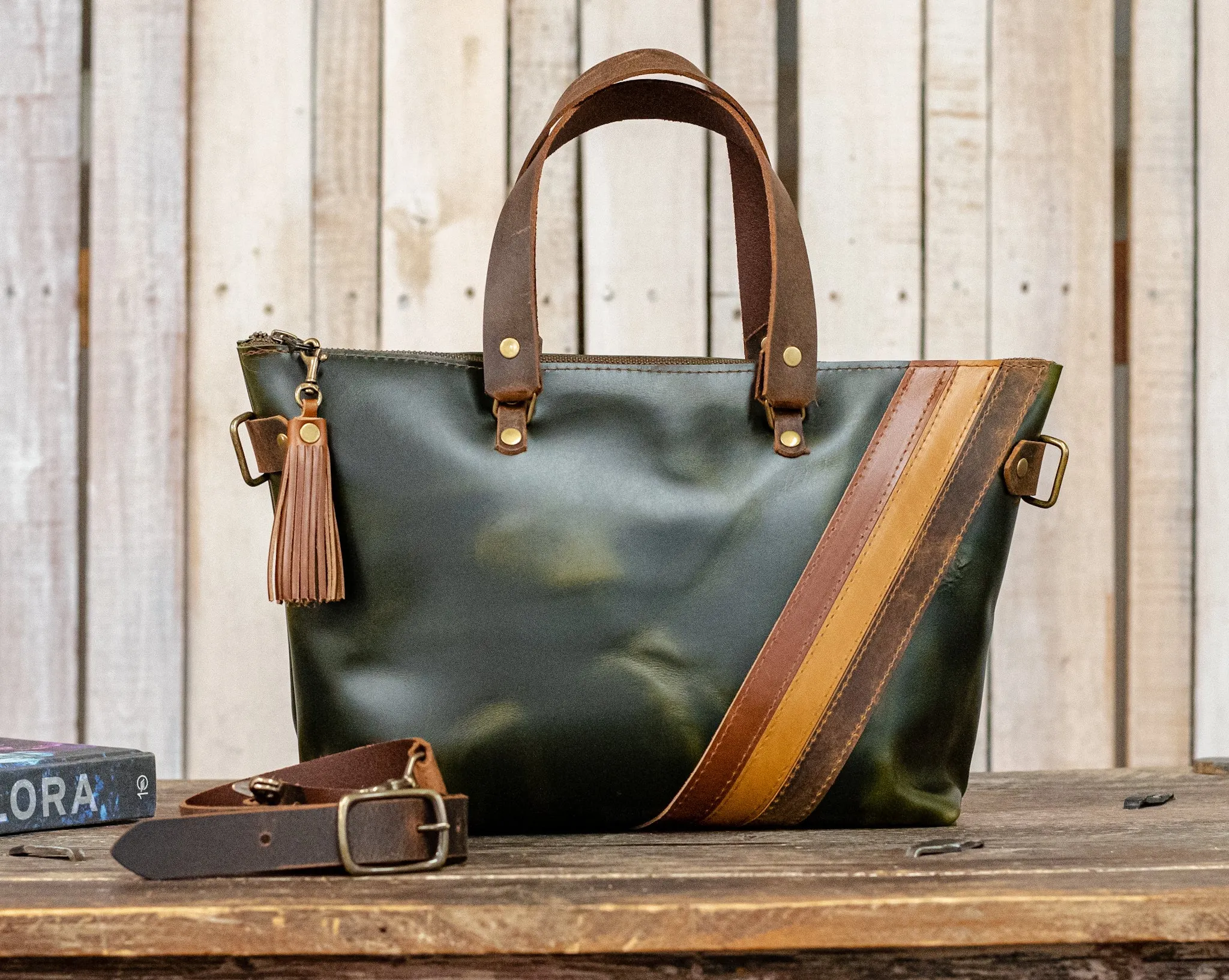 Handmade Leather Purse | Leather Tote Bag | The 70's Bowler Bag