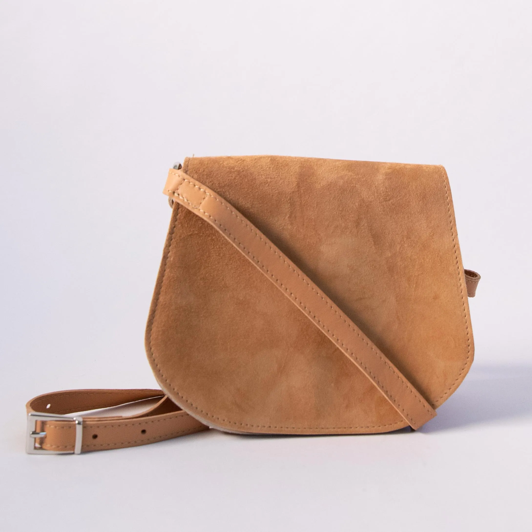 Harpers Italian Leather Gigi Crossbody Bag in Camel