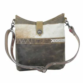 Hazel Hues Leather & Hairon Bag