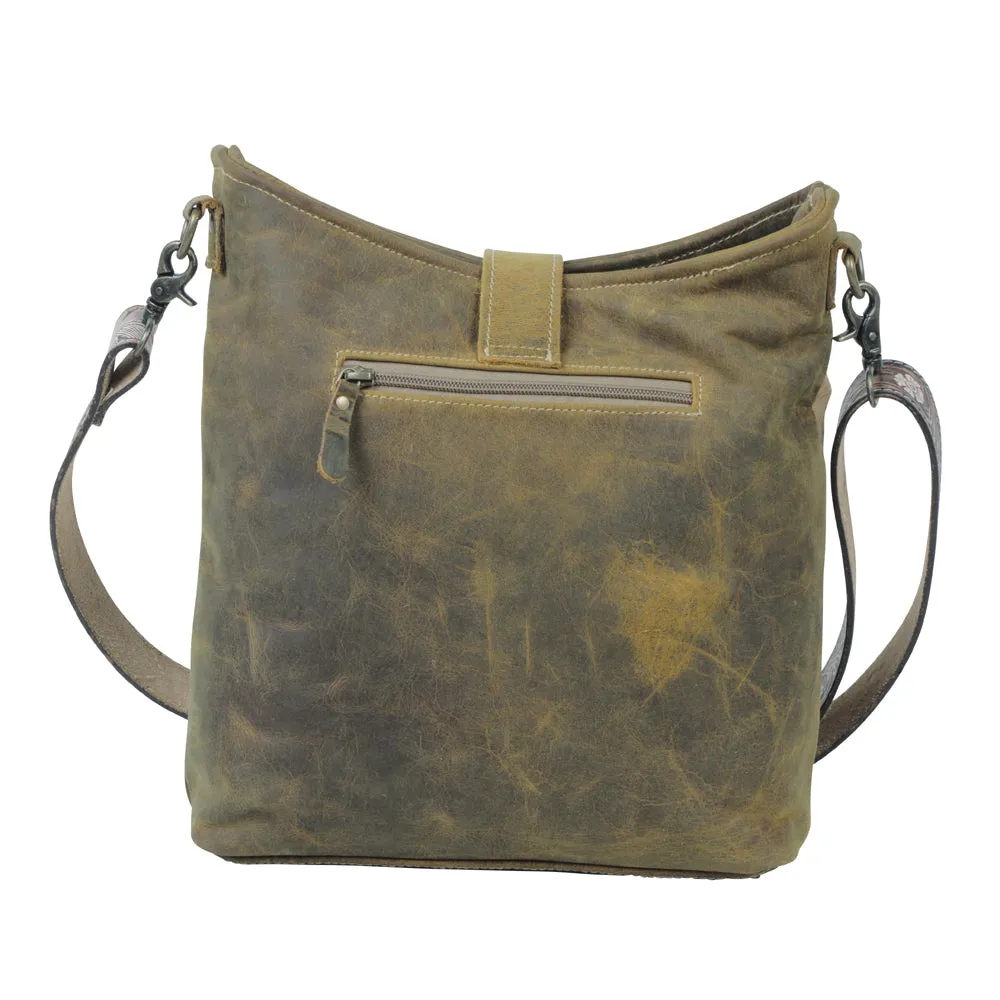 Hazel Hues Leather & Hairon Bag